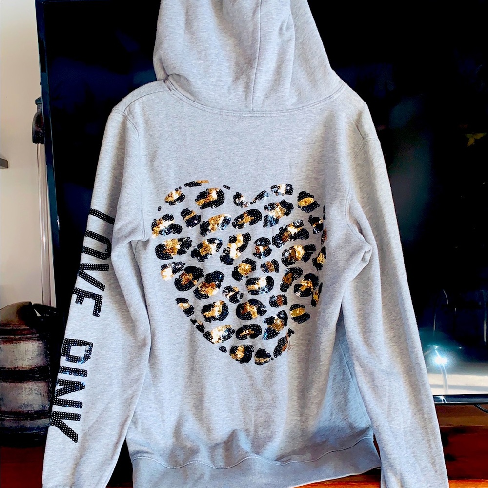 Victoria Secret Zip Up Hoodie.